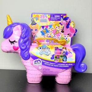 Mattel Polly Pocket Unicorn Party Playset